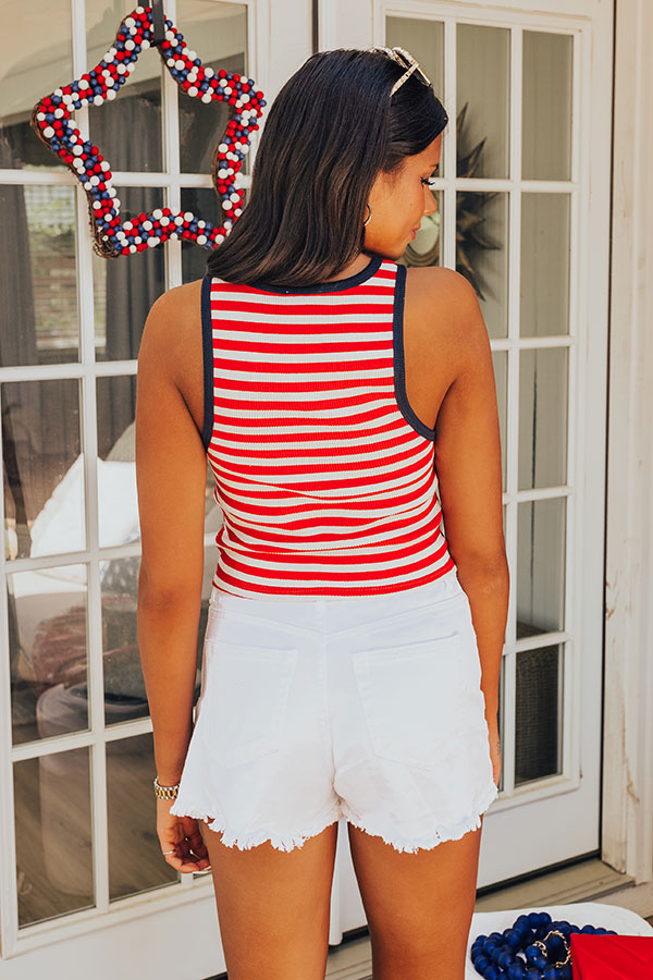 Dockside Dreams Stripe Tank Image - 4