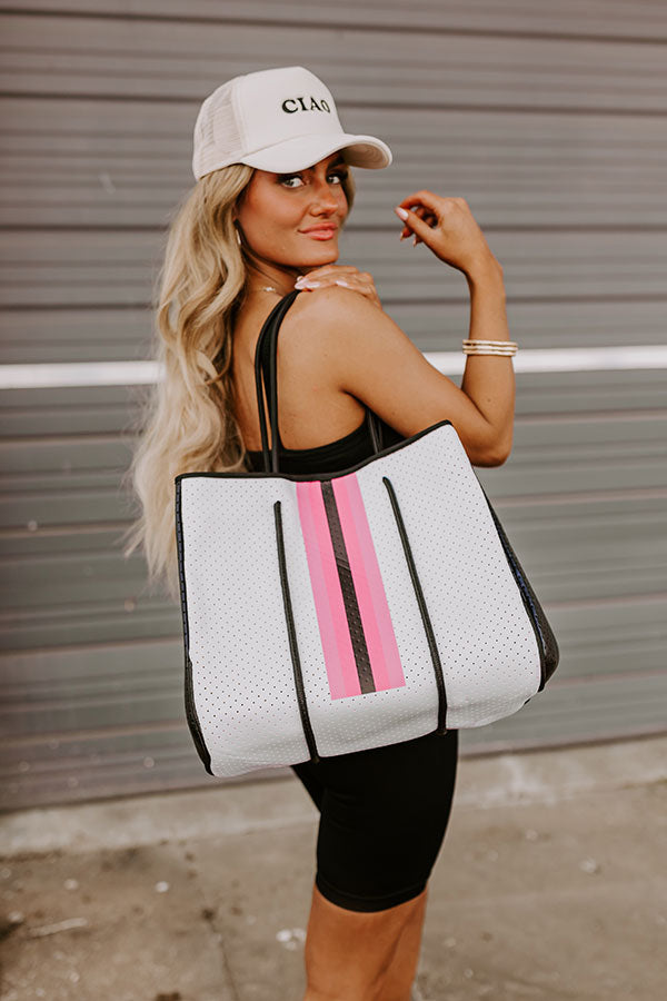 Always On The Go Perforated Tote Image - 1