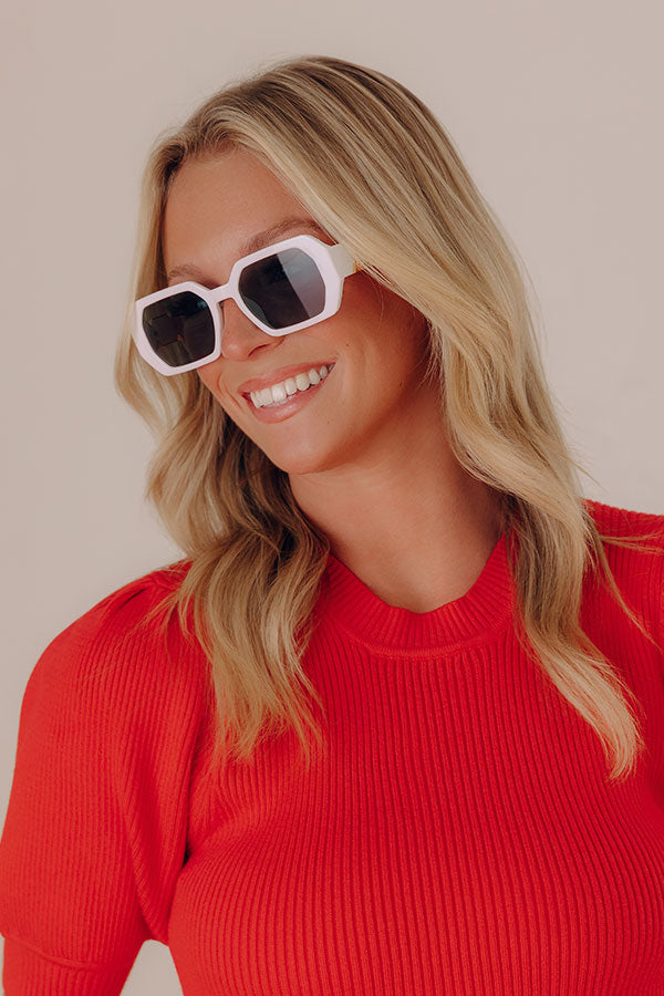 Sunny Days Ahead Sunnies in White Image - 1