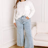 Risen Raelynn High Waist Wide Leg Jean in Light Wash Curves Image - 1