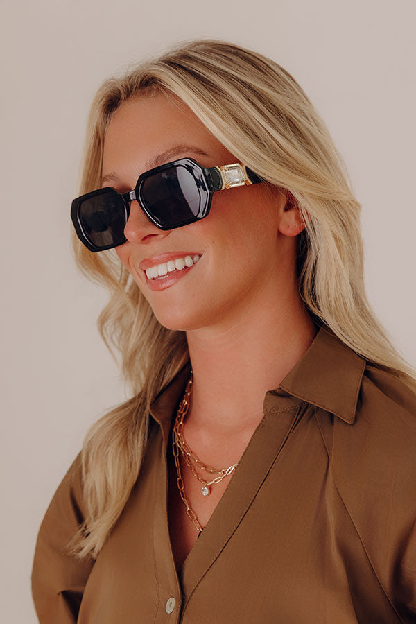 Sunny Days Ahead Sunnies in Black Image - 1