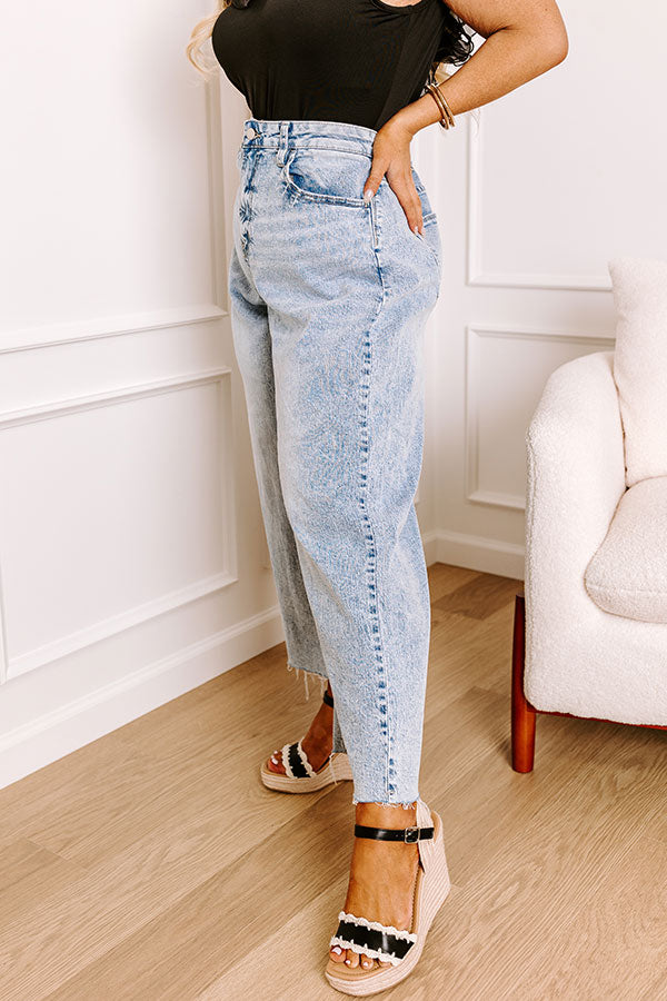 The Skylar High Waist Wide Leg Crop Jean Curves Image - 4