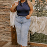 The Skylar High Waist Wide Leg Crop Jean Curves Image - 1