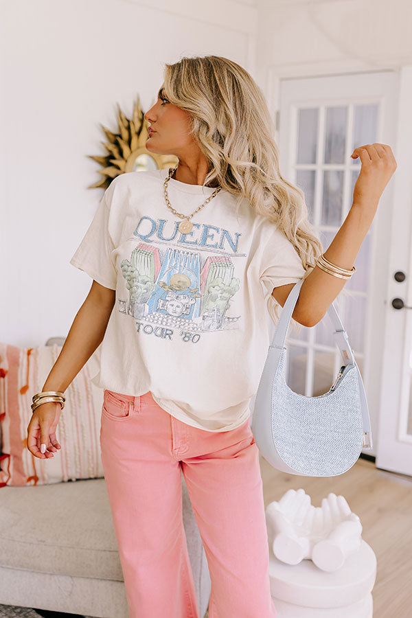 Queen 1980 Tour Graphic Tee Image - 1