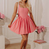 Stay Flirty Corset Mini Dress in Bubblegum Pink Image - 1