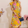 Date Night In Madrid Floral Midi Image - 1