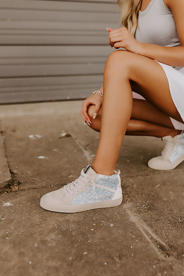 The Hazel Vintage Glitter Sneaker Image - 5
