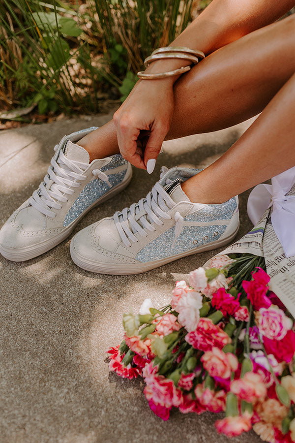 The Hazel Vintage Glitter Sneaker