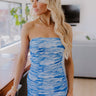 Rooftop Party Ruched Mini Dress Image - 1