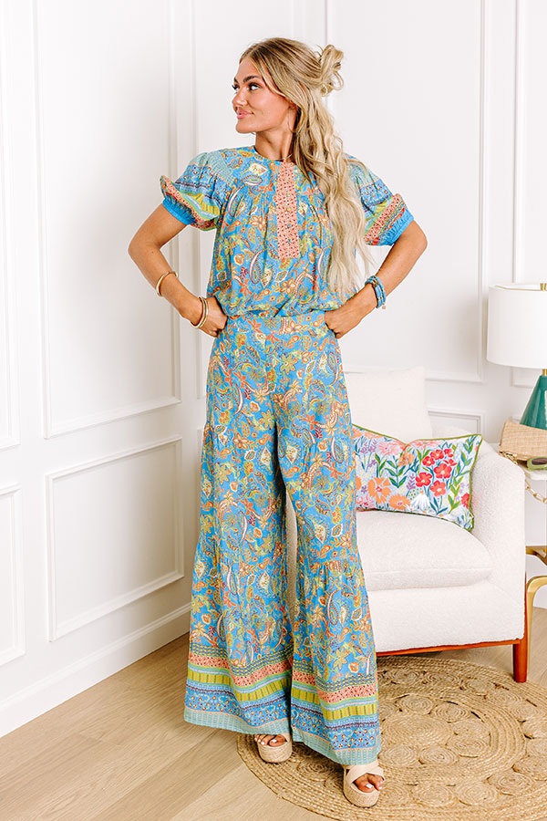 Feeling Boho High Waist Floral Pants Image - 1