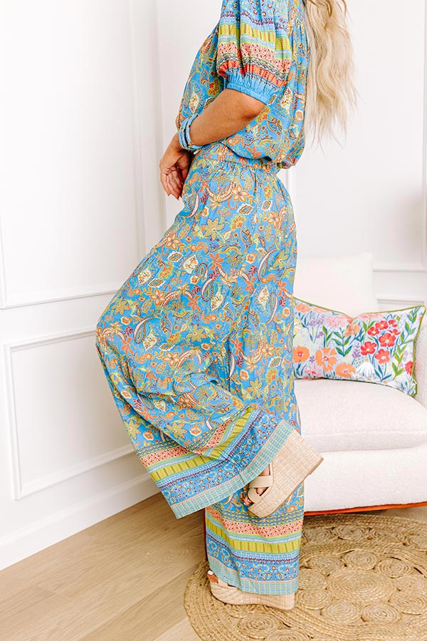 Feeling Boho High Waist Floral Pants Image - 3