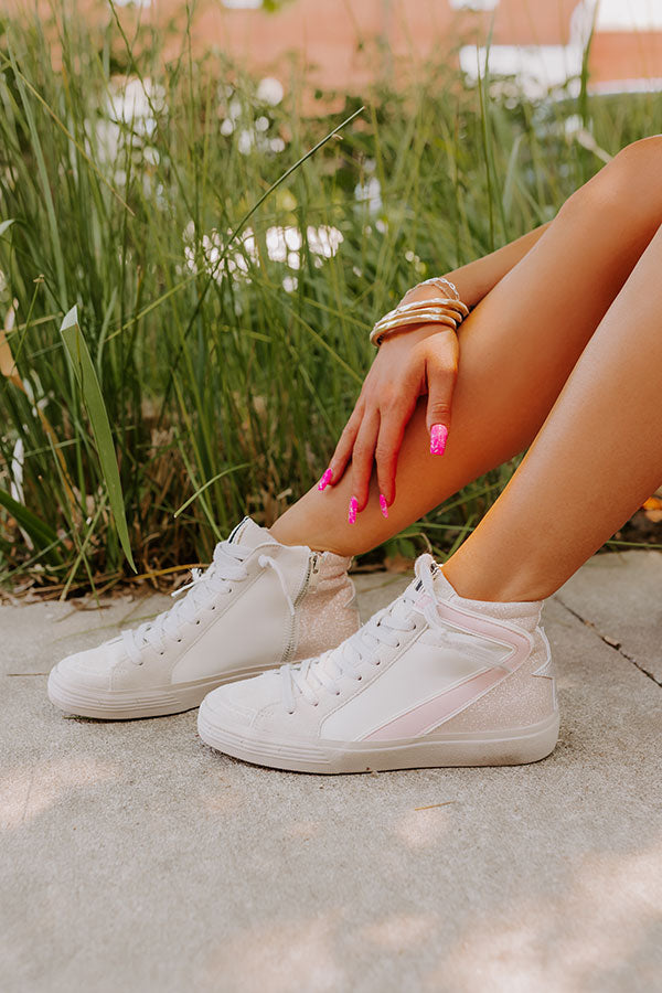 The Daphne Vintage Glitter Sneaker Image - 1