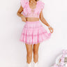 Charming Smile Crochet Mini Skirt Image - 1