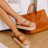 Calluna Faux Leather Platform Sandal Image - 1