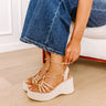 The Adriana Wedge In Tan Image - 1