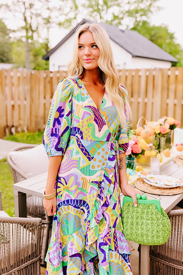 Coastal Date Night Wrap Midi Image - 2