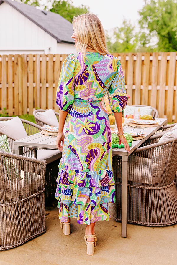 Coastal Date Night Wrap Midi Image - 5