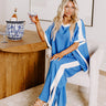 Brooklyn Babe High Waist Pants in Ocean Blue Image - 1