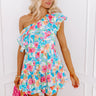 Feeling Chic Ruffle Romper in Sky Blue Image - 1