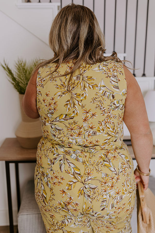 Vacay Bound Linen-Blend Vest Top Curves Image - 3