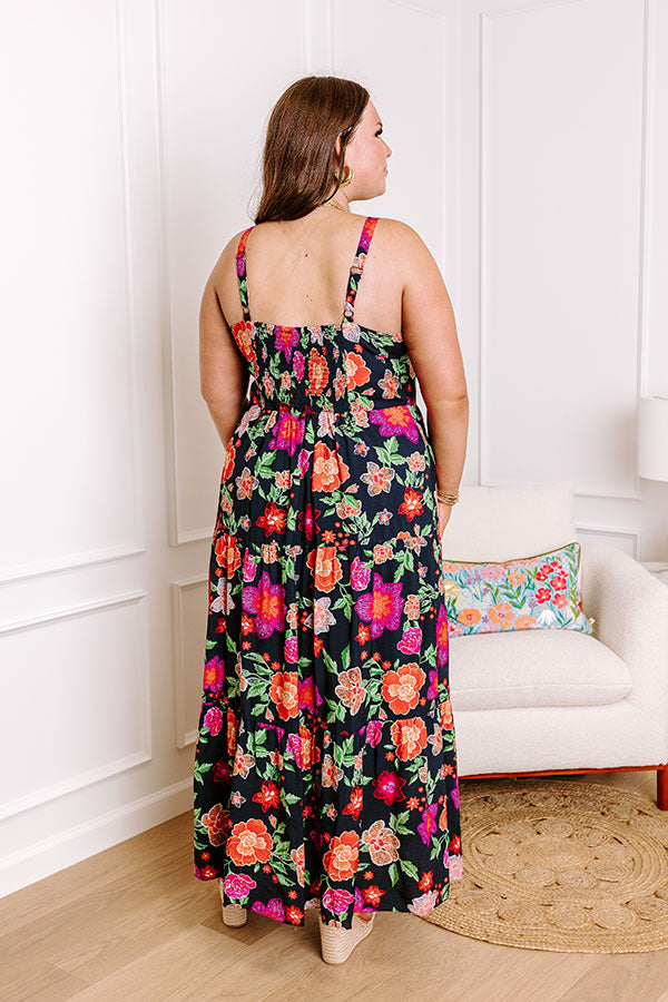 Fabulous Fiesta Floral Maxi Dress Curves Image - 2