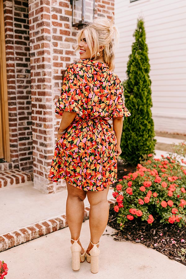 Statement Maker Floral Romper in Black Curves Image - 4