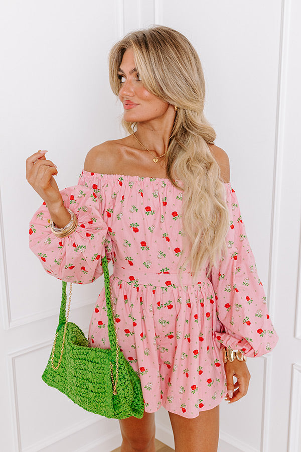 Secret Rose Garden Off Shoulder Romper Image - 1