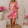 Sweethearts Floral Mini Dress in Dusty Purple Image - 1