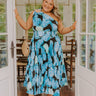 Moonlit Stroll Pleated Midi Curves Image - 1