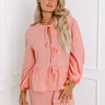 Spring Splendor Front Tie Top Image - 1