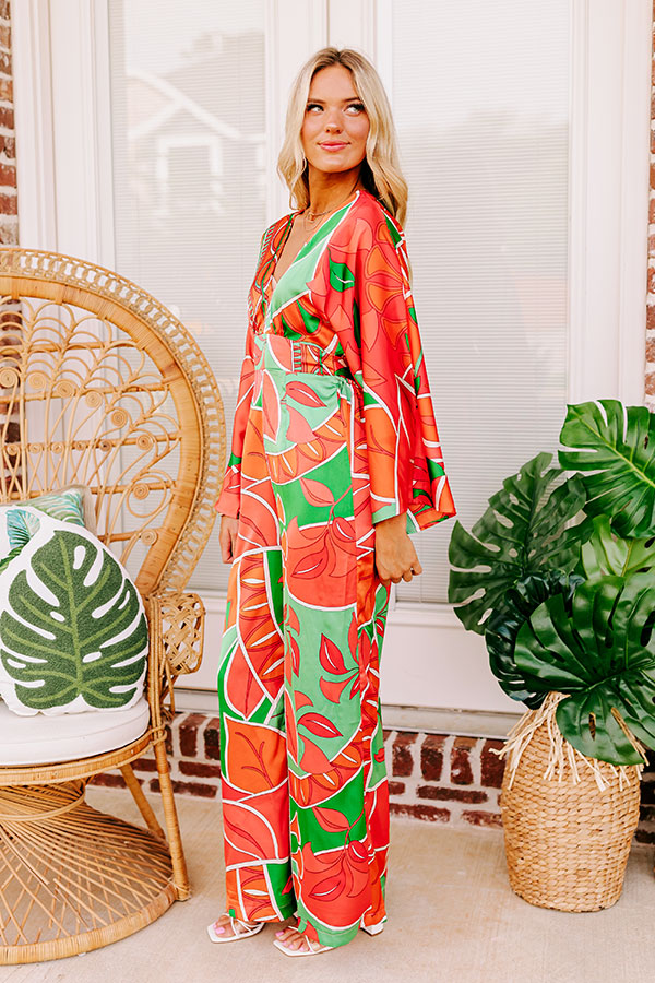 Antigua Bound Satin Jumpsuit Image - 3