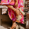 Clary Raffia Woven Platform Heel Image - 1