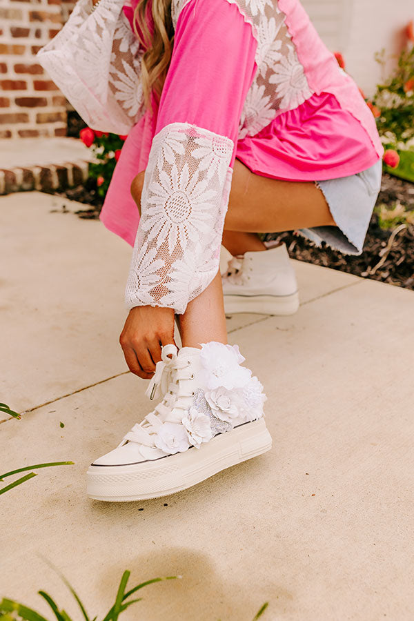 Pennylane Embellished Platform Sneaker Image - 3