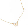Butterfly Kisses Druzy Necklace in White Image - 1