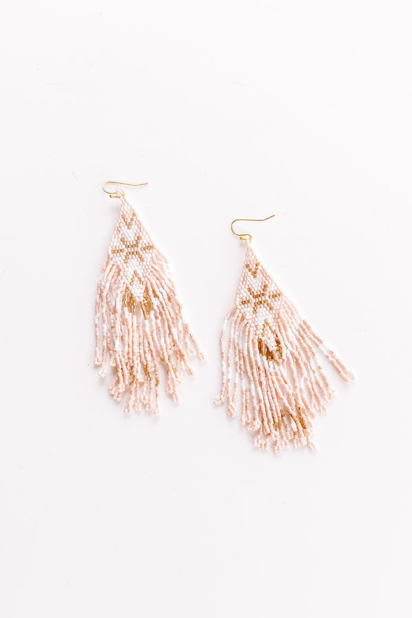 Block Party Beaded Earrings Image - 2