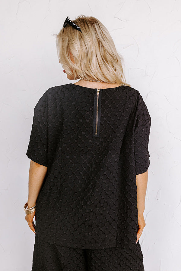 Martinis In Manhattan Jacquard Shift Top Curves Image - 2