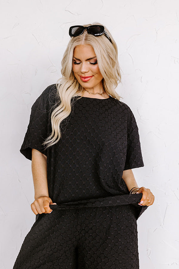 Martinis In Manhattan Jacquard Shift Top Curves Image - 1