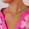 Charming Smile Necklace in Pink Image - 1