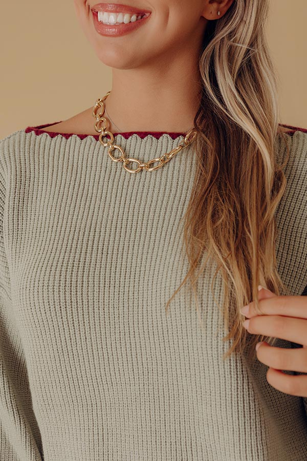 Uptown Chic Link Necklace Image - 1
