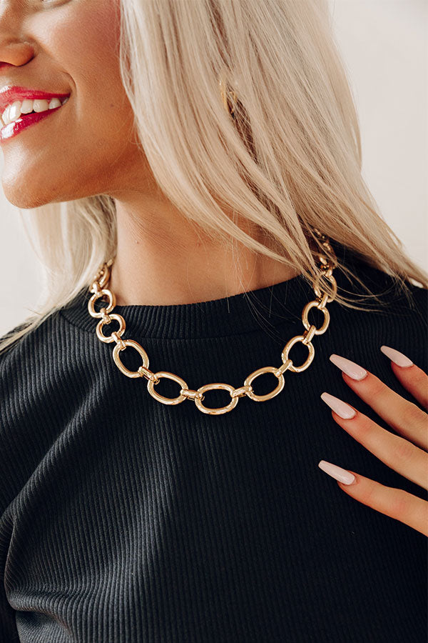 Uptown Chic Link Necklace Image - 1