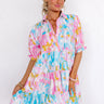 Happy Energy Button Down Mini Dress Image - 1