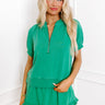 Happy Energy Top in Green Image - 1