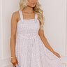French Countryside Floral Mini Dress Image - 1