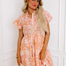Sunday Mimosas Floral Mini Dress Image - 1