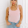 Life Of The Party Knit Bodysuit in Blush Image - 1