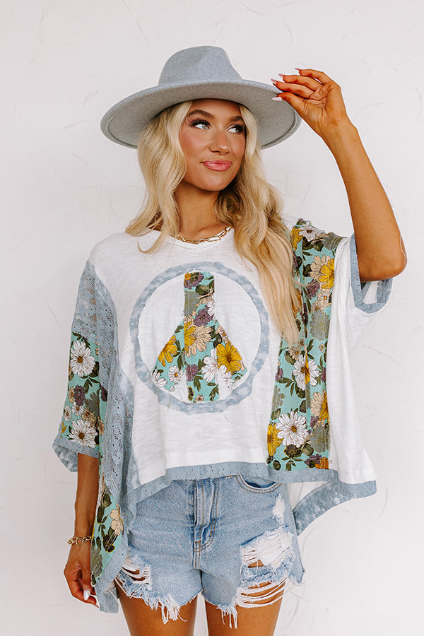 Peaceful Pause Lace Top in Ivory Image - 1