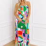 Vacay Bound Satin Jumpsuit in Tangerine Image - 1