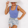 Life Of The Party Knit Bodysuit in Dark Periwinkle Image - 1