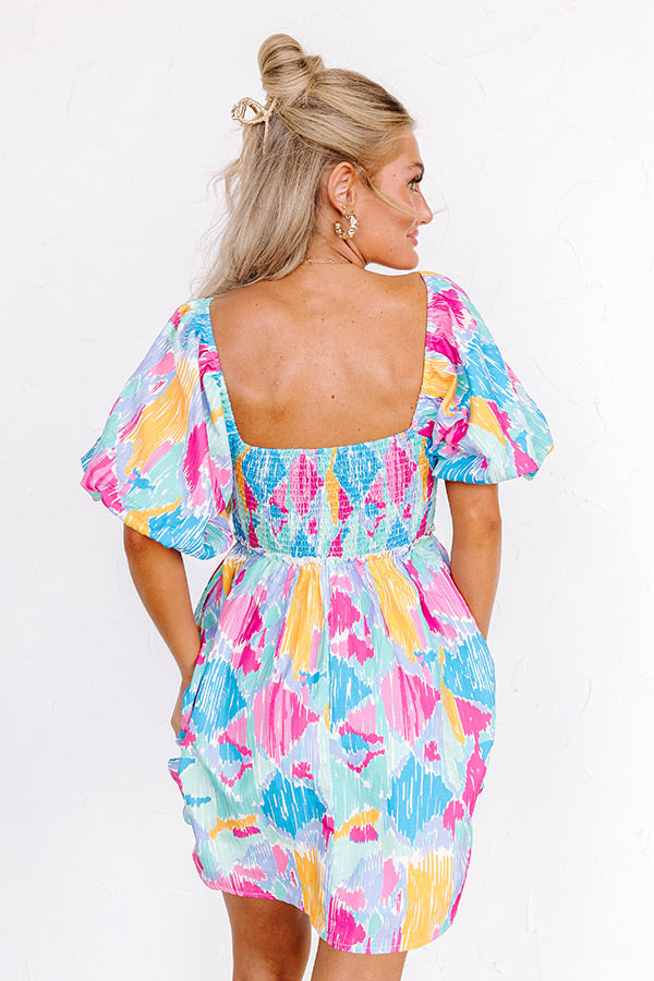 Candy Crush Smocked Mini Dress Image - 2