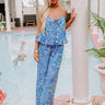 Set For Vacay Tank in Cobalt Blue Image - 1